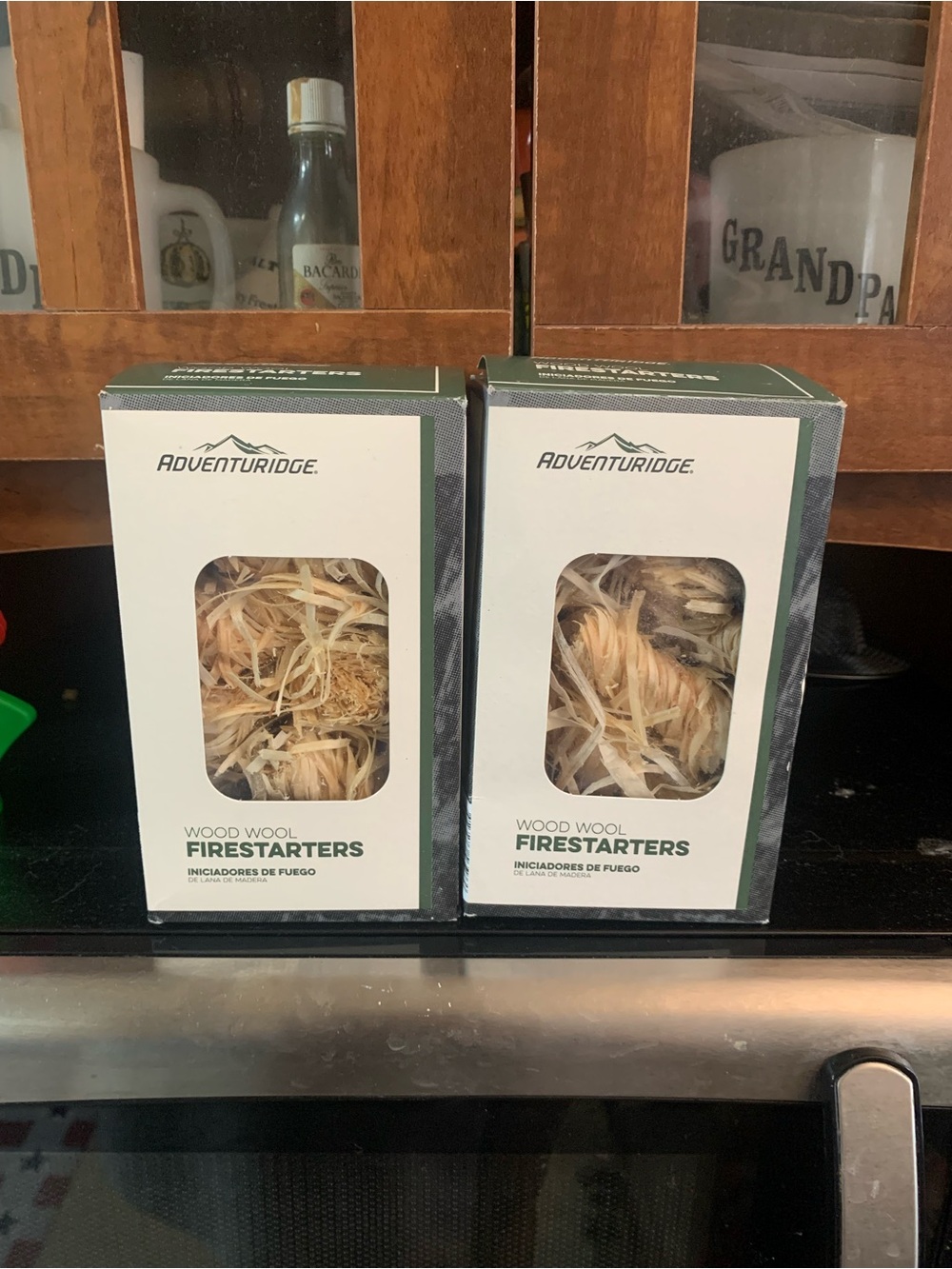 Adventuridge Wood Wool Firestarters in Natural Beige - Pack